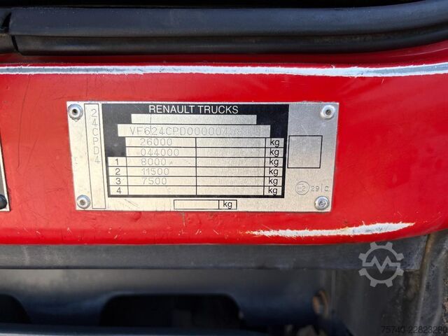 Kranwagen Renault Premium 380 DXI + FASSI F 165-- 2 X EXT. + REMO...