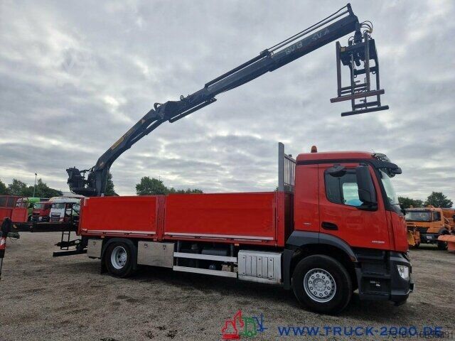 LKW mit Pritsche (offen) Mercedes-Benz Arocs 1836 Kran PK15001L 11m=1t. 5+6.Steuerkreis