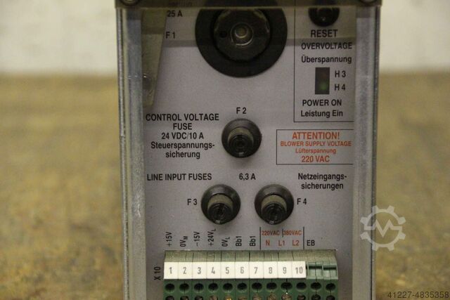 A.C. Servo Power Supply Indramat TVM 1.2-050-220/300-WO