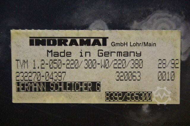 A.C. Servo Power Supply Indramat TVM 1.2-050-220/300-WO
