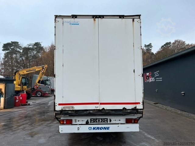 Box semitrailer KRONE SD Koffer Liftachse BPW