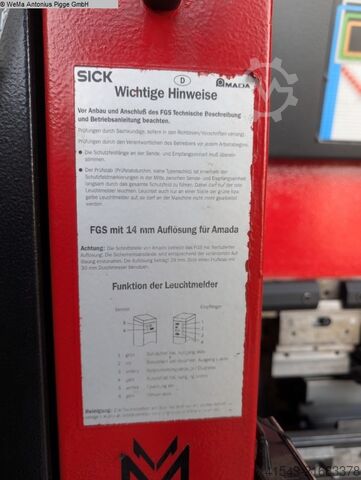 Hydraulische - Abkantpresse AMADA HFE 80-25-7