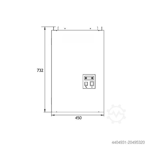 Monoblock-Gruppe für Sattelmontage, positiv JKS L06125N