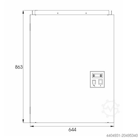 Negatives Monoblock-Aggregat für Sattelmontage L19130B JKS