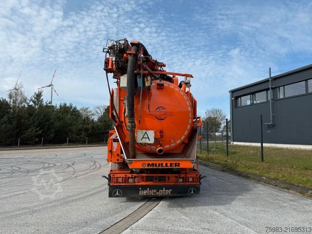 Vacuum tank truck MERCEDES-BENZ AROCS 2648 6x4 mit Müller Wasserrückgewinner