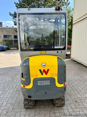Mini excavator WACKER Neuson ET16 / 2019 BJ / 1.520 H / 3x Löffel