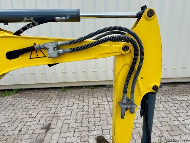 Mini excavator WACKER Neuson ET16 / 2019 BJ / 1.520 H / 3x Löffel