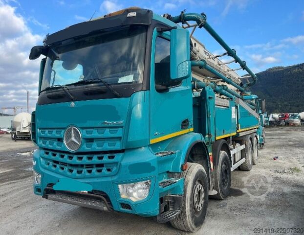 Betonpumpen-LKW MERCEDES-BENZ Arocs 3742 8x4 mit Sermac Betonpummpe Bj 18
