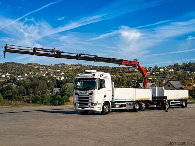Autokran SCANIA R500 FASSI F235 A.2.26 + FUNK + Anhänger!
