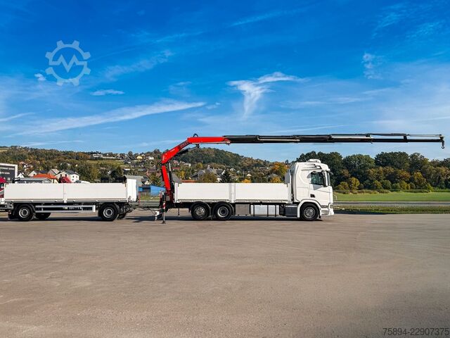 Autokran SCANIA R500 FASSI F235 A.2.26 + FUNK + Anhänger!