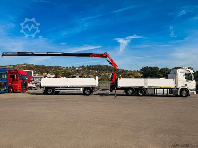 Autokran SCANIA R500 FASSI F235 A.2.26 + FUNK + Anhänger!