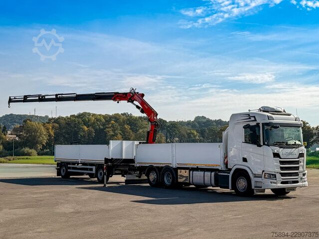 Autokran SCANIA R500 FASSI F235 A.2.26 + FUNK + Anhänger!