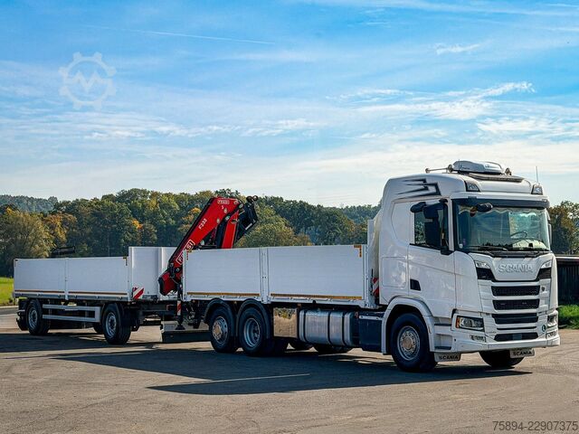 Autokran SCANIA R500 FASSI F235 A.2.26 + FUNK + Anhänger!