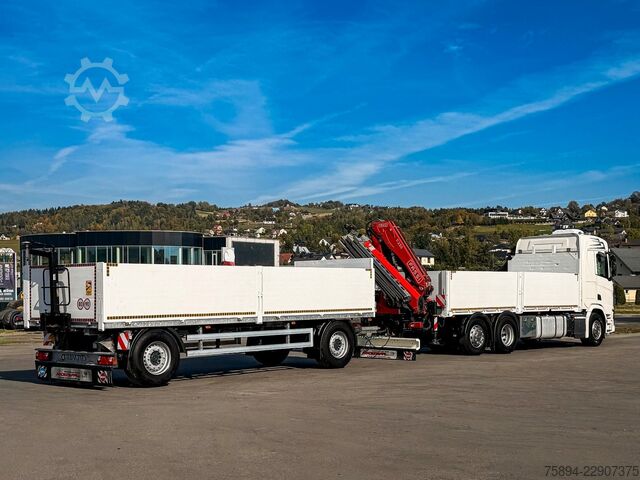Autokran SCANIA R500 FASSI F235 A.2.26 + FUNK + Anhänger!