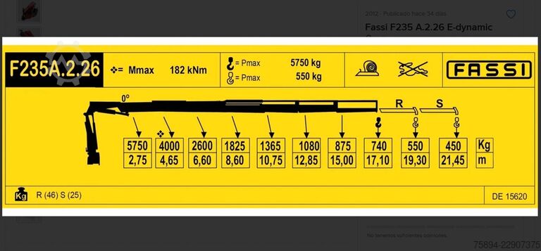 Autokran SCANIA R500 FASSI F235 A.2.26 + FUNK + Anhänger!