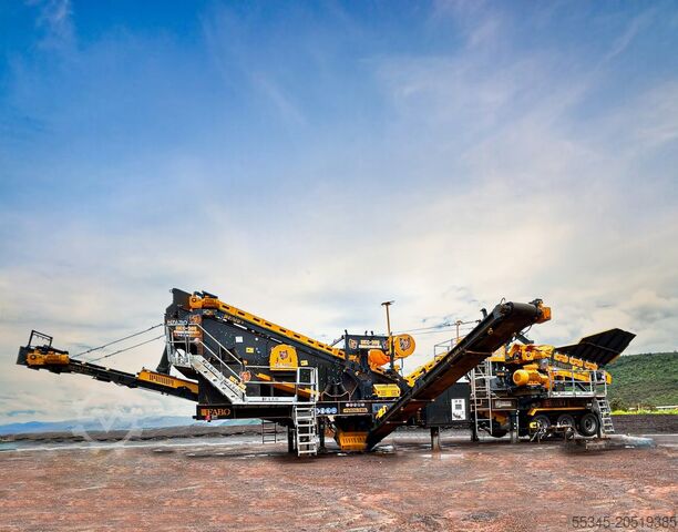 Mobile crushing plant / Screening plant FABO Mobile Crushing Plant Mobile Crushing and Screening Plant