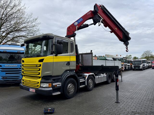 Truck mounted crane Scania R410 8X2*6 Kran HMF 4020 bis 30 Meter