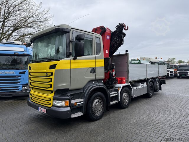 Truck mounted crane Scania R410 8X2*6 Kran HMF 4020 bis 30 Meter