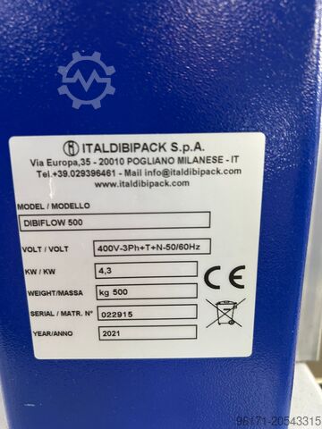 Schlauchbeutelmaschine ITALDIBIPACK Flowpackmaschine mit und ohne Drucker