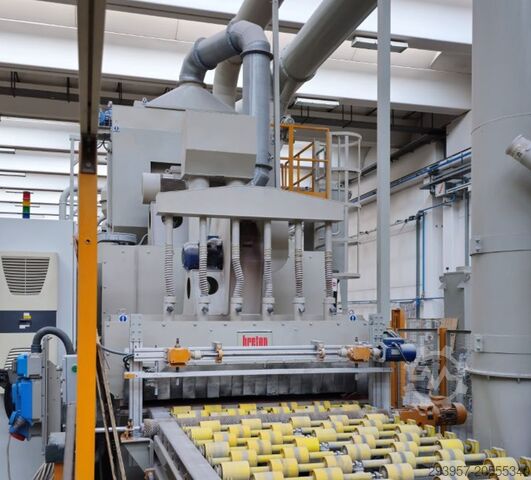 Sandblasting machine for stone slabs Breton