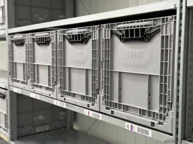 High-bay warehouse shelving SSI Schäfer R3000  Kistenregal Regallänge: 4,92 lfm.