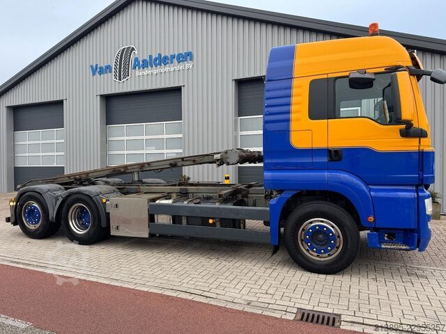 Container transport MAN TGS 26.440 6x2 NCH Cabel Container system