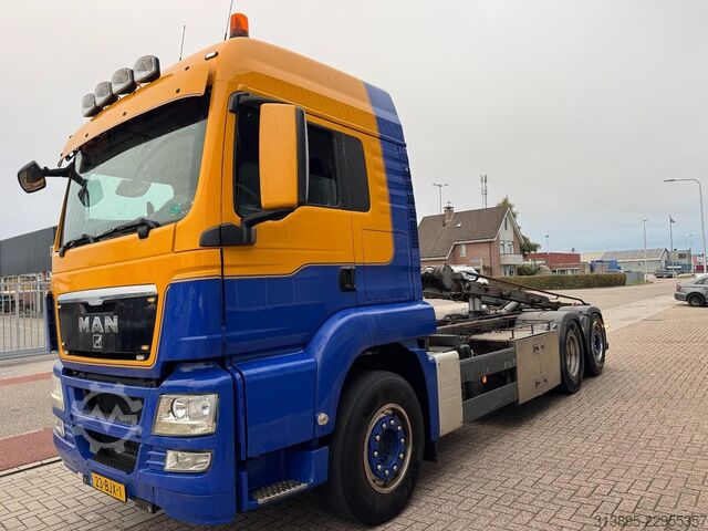 Container transport MAN TGS 26.440 6x2 NCH Cabel Container system