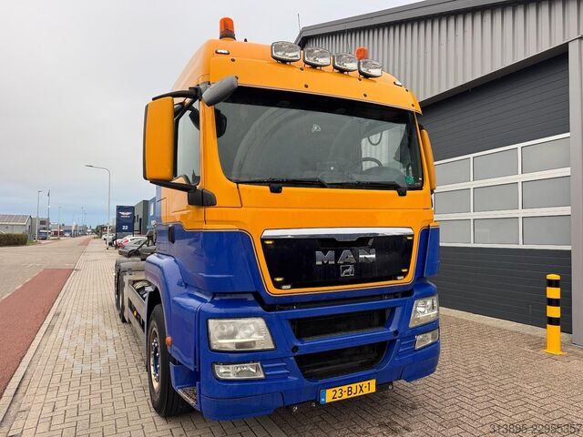 Container transport MAN TGS 26.440 6x2 NCH Cabel Container system