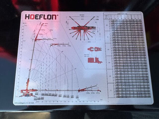 Mini crane Hoeflon C 10 E