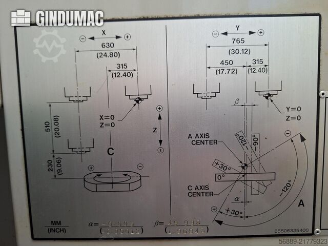 Mazak  Variaxis 630-5X Mazak Variaxis 630-5X