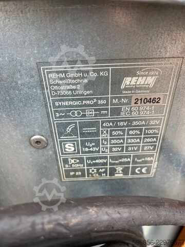Welding set Rehm Synergic. PRO 2 350