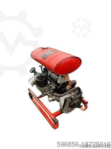 Firefighting pump DDR TS8/8, 800 l/min, 28 HP. Motopompa DDR