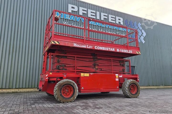 Scissor lift Holland Lift Combistar B-165EL25 Electric, 18.5m Working Height