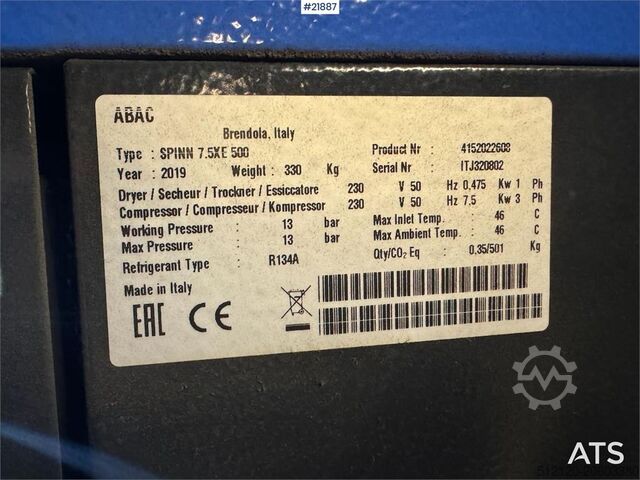 Compressor  Spinn 7.5XE 500 Compressor