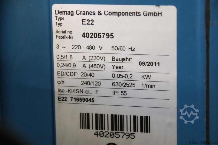 Säulenschwenkkran Ausleger 4 m /1000 kg Stahl/ Demag AS104