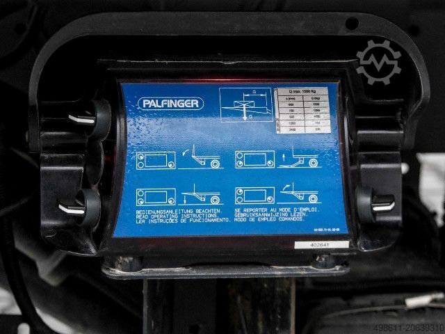 Box truck DAF LF 210 KOFFER 12t+ LBW 1.5t+ DACHSPOILER+ TRENNWAN