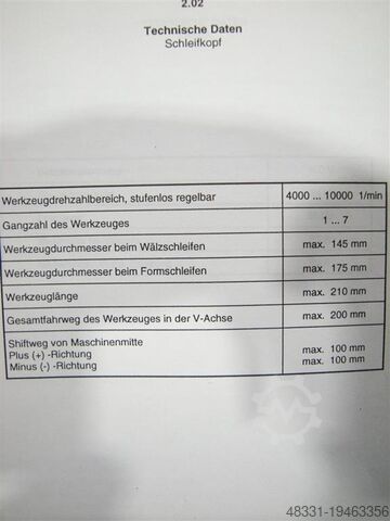 Zahnflankenschleifmaschine LIEBHERR LCS 182