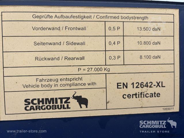 Open semitrailer with tarp Schmitz Cargobull Semitrailer Curtainsider Standard