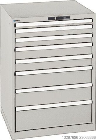 Drawer cabinet H1000xW717xD725mm - 1 unit LISTA 