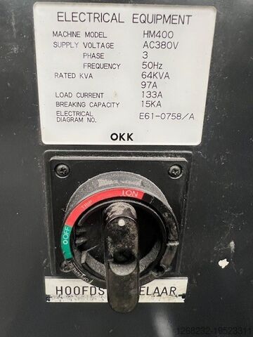 Horizontal machining center OKK HMC 500 / HM400