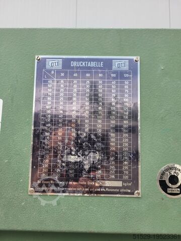 Furnierpresse OTT JU60