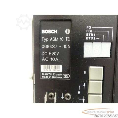 Component Bosch ASM 10-TD Servomodul  SN:001299180