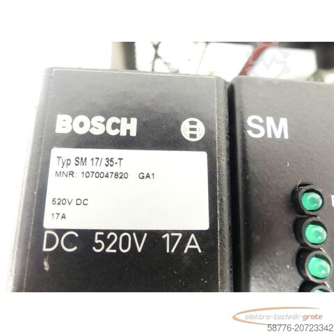 Component Bosch SM 17/35-T / 1070047820 / SN: 366224 generalüberholt mit 12 Monaten Gewährleistung