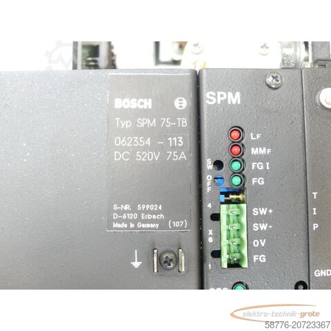 Component Bosch SPM 75-TB Spindelmodul  SN:599024