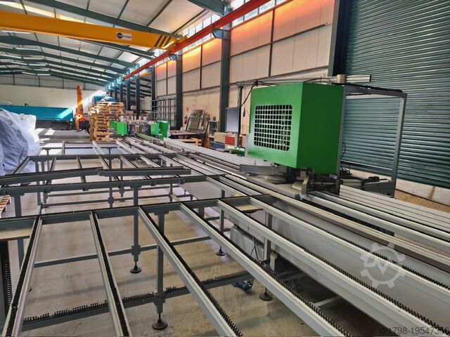 UPVC windows and doors production line Risus-Wegoma-CBM-HAYA-OMC RKT-8000,RK-1080,RYL-1050,WPA4