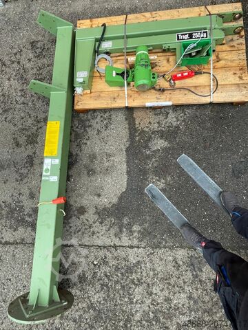 Säulenschwenkkran Kettenzug Knickarm IBB Stahl 250 Kg