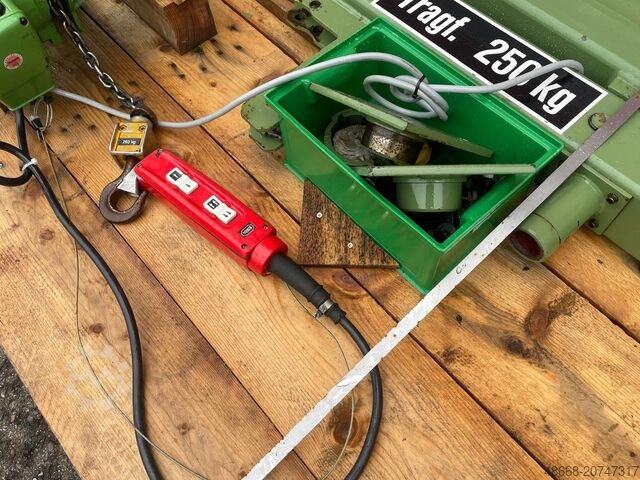 Säulenschwenkkran Kettenzug Knickarm IBB Stahl 250 Kg