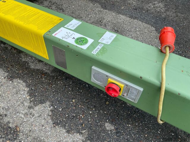 Säulenschwenkkran Kettenzug Knickarm IBB Stahl 250 Kg