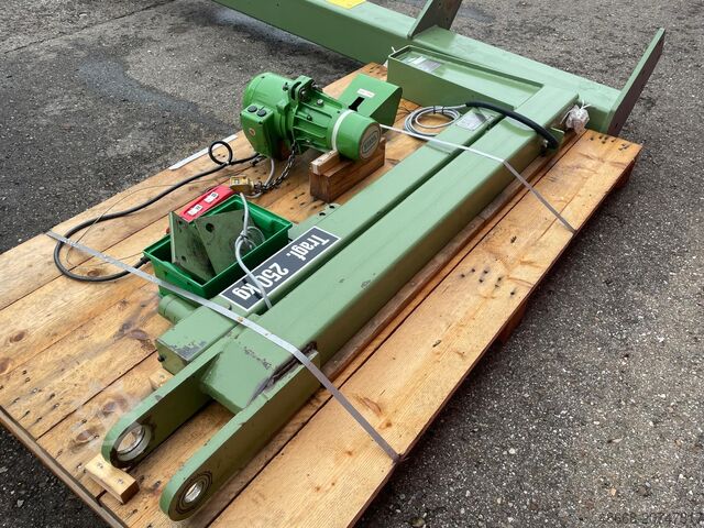 Säulenschwenkkran Kettenzug Knickarm IBB Stahl 250 Kg