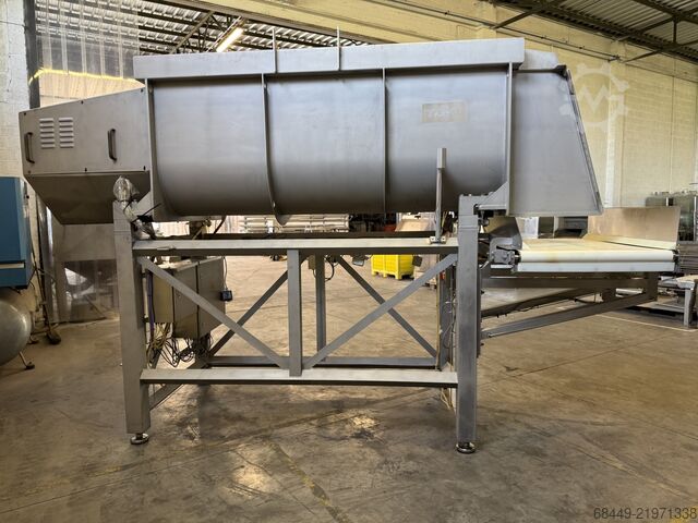 Twin shaft paddle mixer 2.600L, IPM 2000 Inotec dubbele peddelmenger 2.600L Type IPM 200